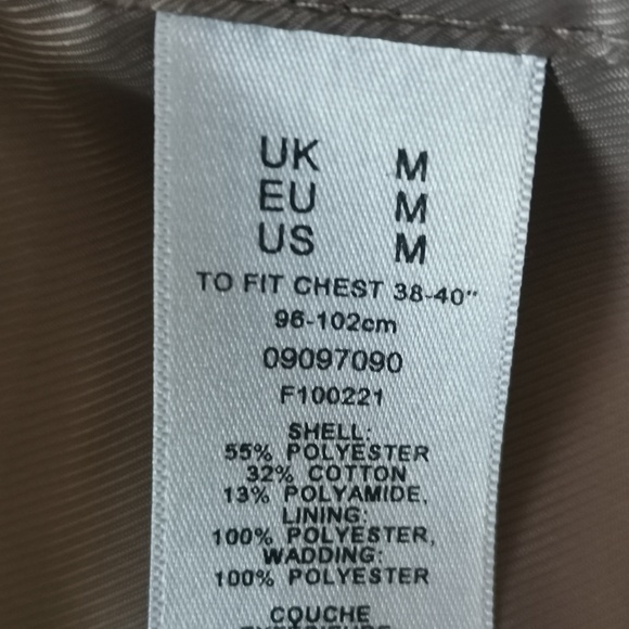 ASOS WHITE boxy puffer jacket with concealed hood (M) - Picture 12 of 15